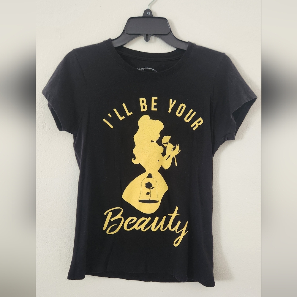 Disney Black Beauty and The Beast I'll Be Your Beauty Girls T-Shirt Size Small - Picture 5 of 11